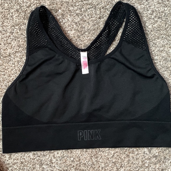 2 Pink Victoria’s Secret Lounge Sports Bras - Picture 3 of 4